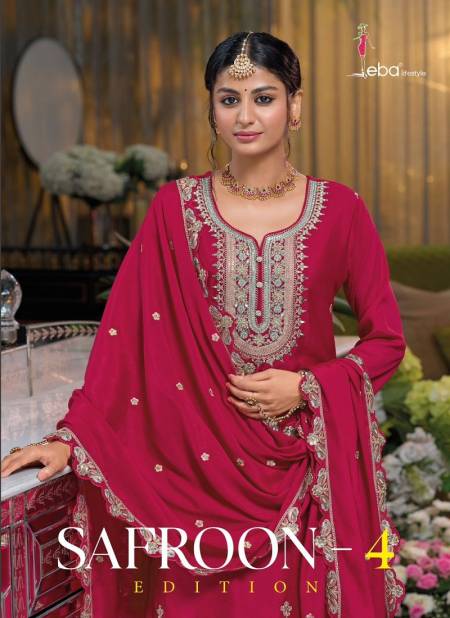 Safroon Vol 4 By Eba Chinon Readymade Suits Orders In India